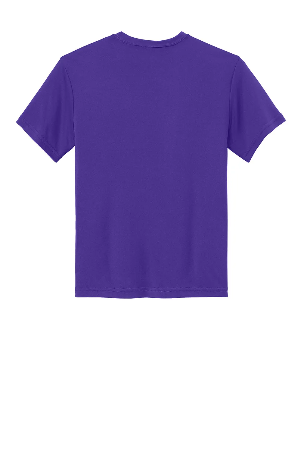 Sport-Tek Youth Competitor Moisture Wicking Short Sleeve Crewneck T-Shirt - Purple