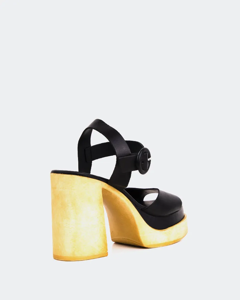 Starburst Black Leather