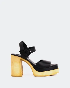 Starburst Black Leather