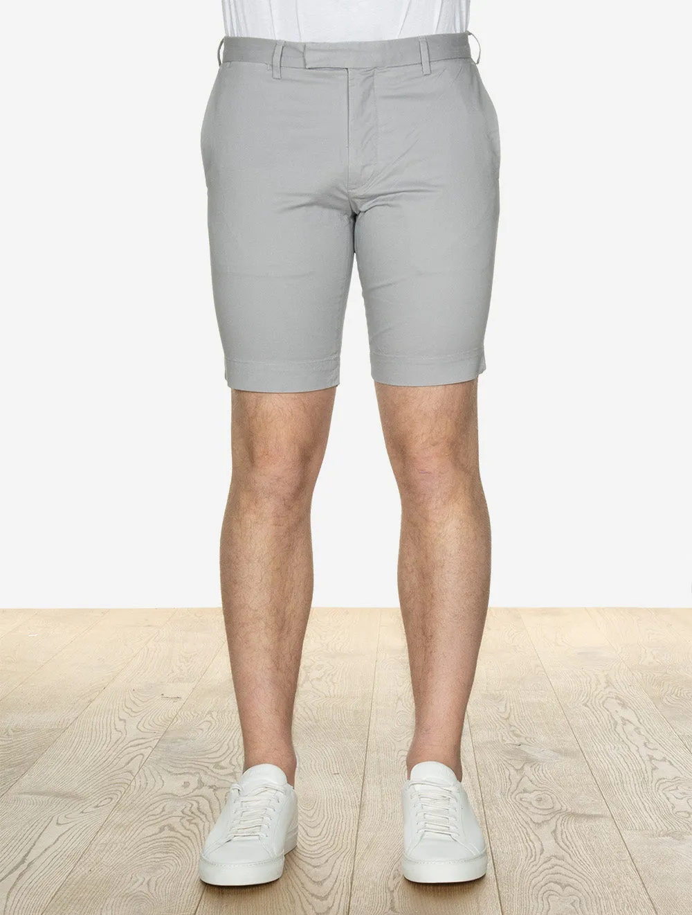 Stretch Slim Fit Chino Short Grey