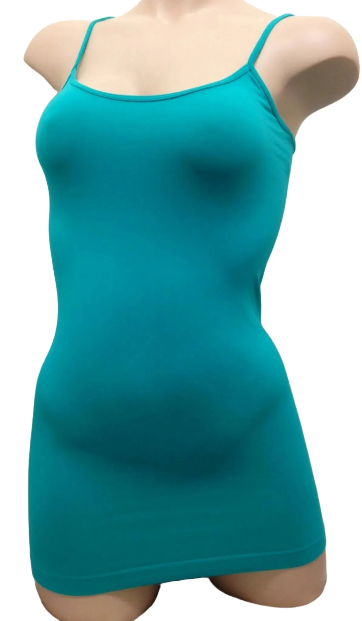 Super long spaghetti strap tank F1001L