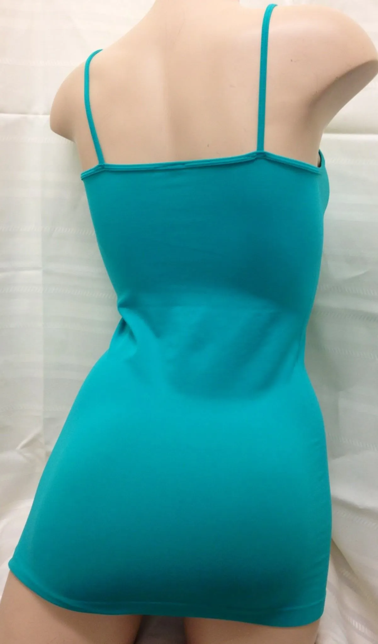 Super long spaghetti strap tank F1001L