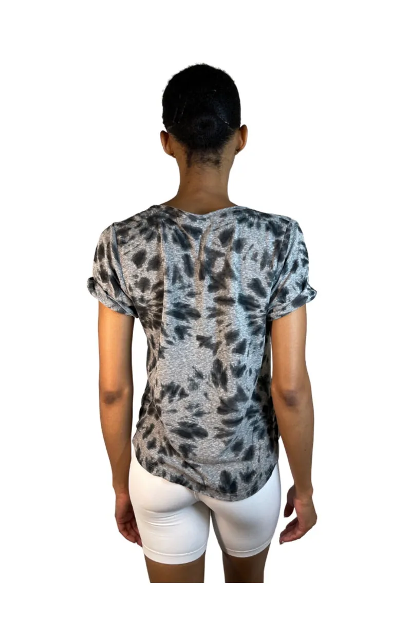 TLA Petite V-Neck Tee Shirt with Pocket