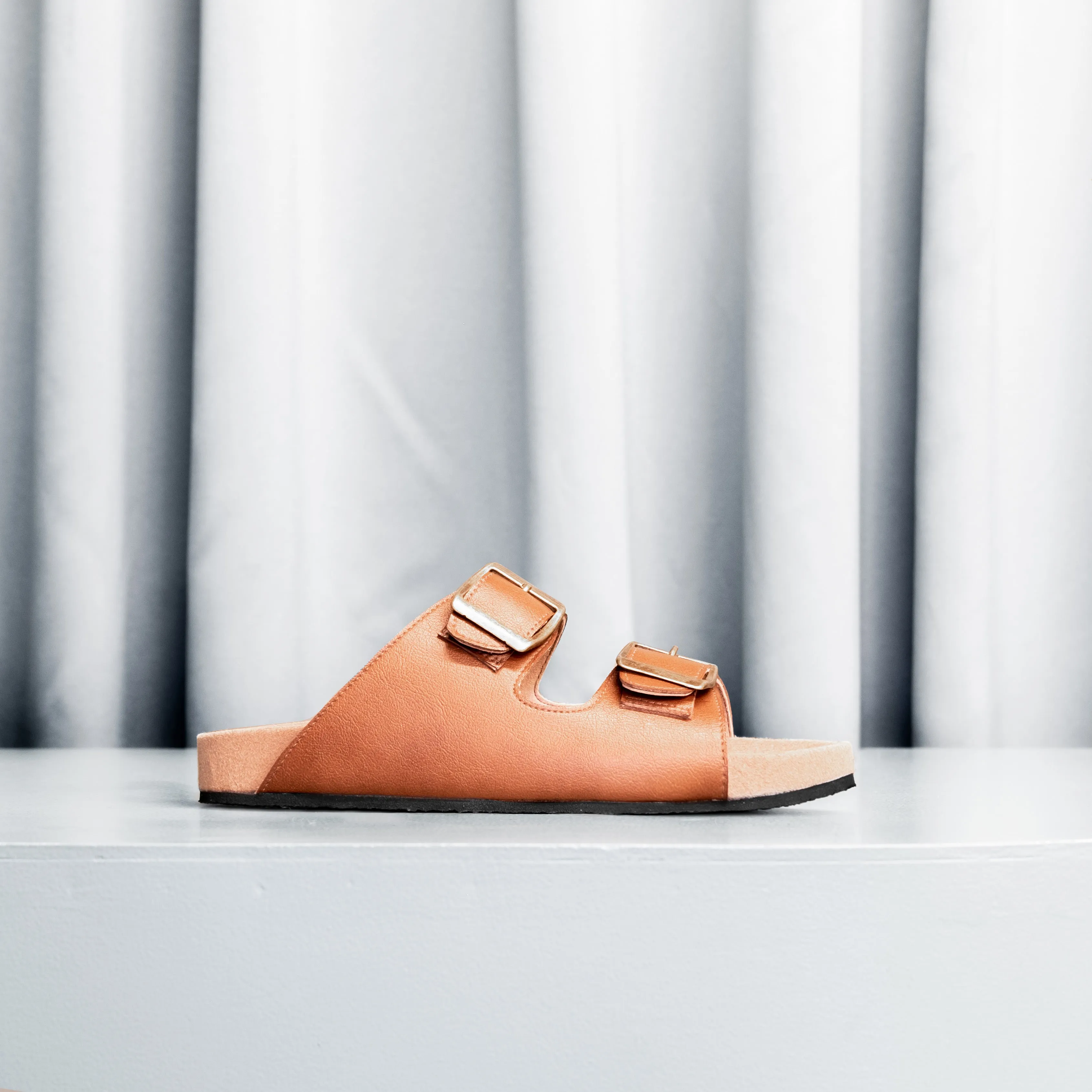 Truda Sandal in Chestnut from Green Laces