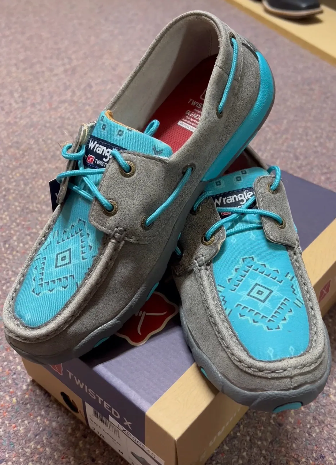 Twisted X Women's Driving Moc Featuring Wrangler heydude Shoes
