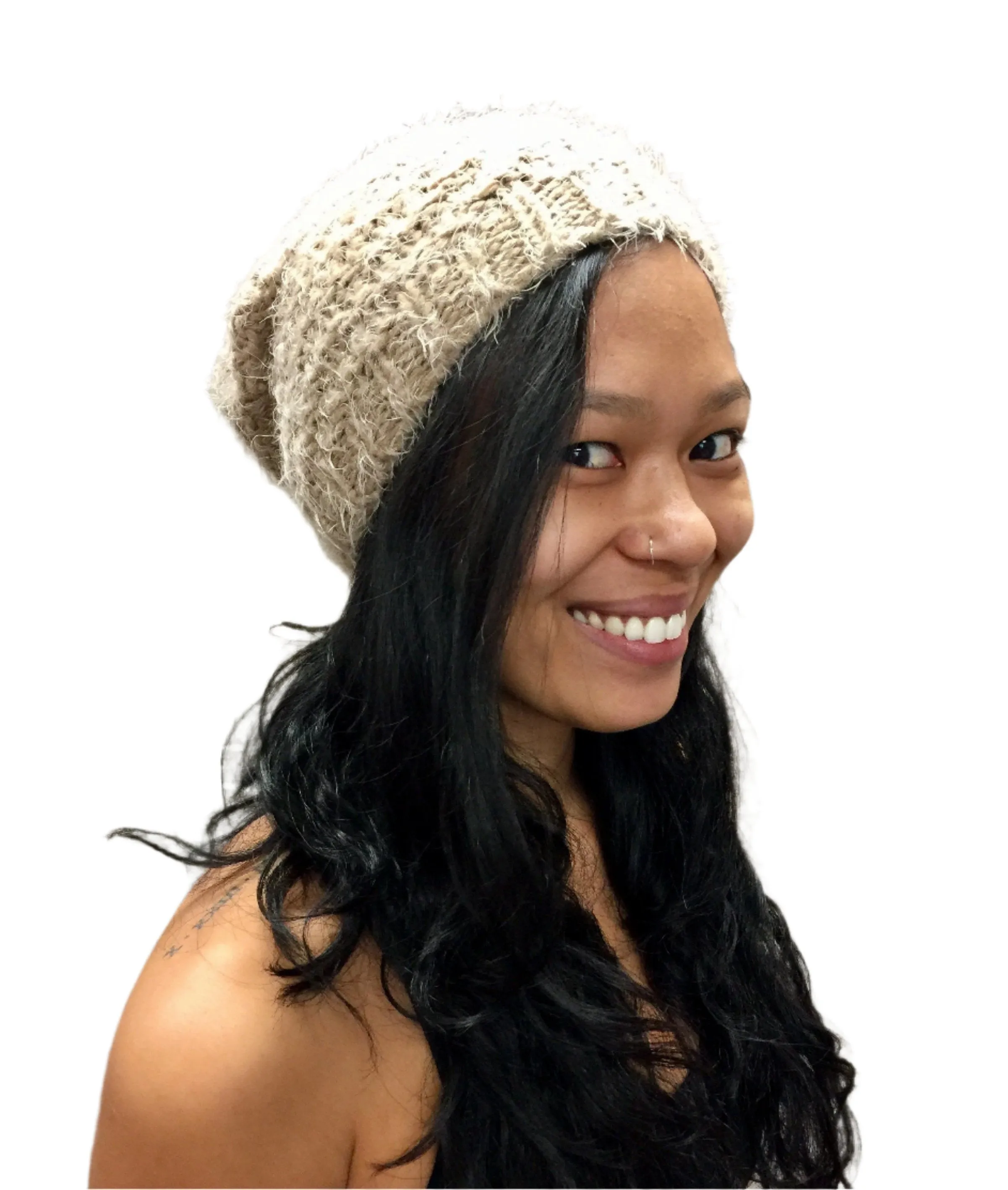 Very Moda Slouchy Crochet Beanie HT14131
