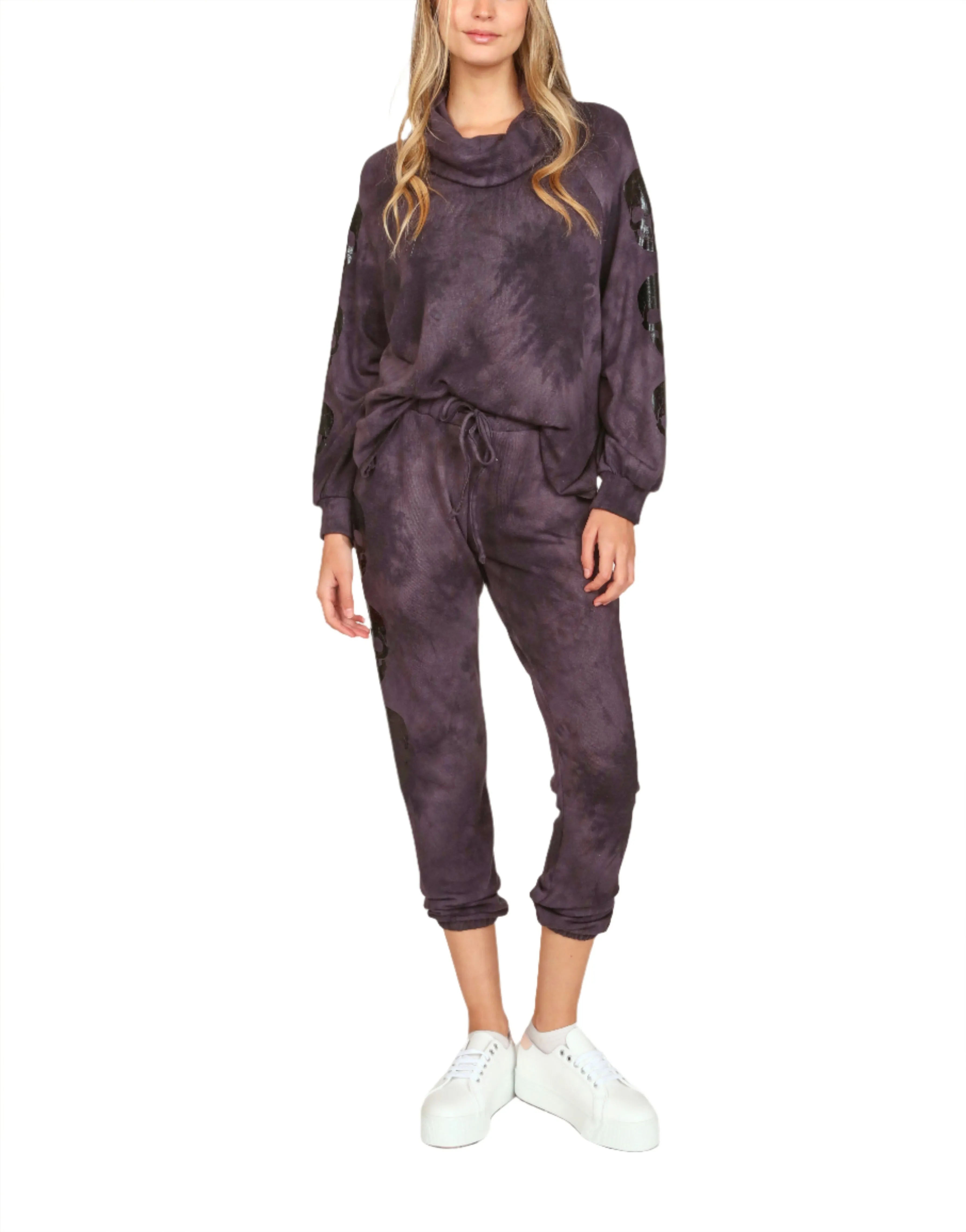 Vintage Havana Tie Dye Skull Jogger S10958