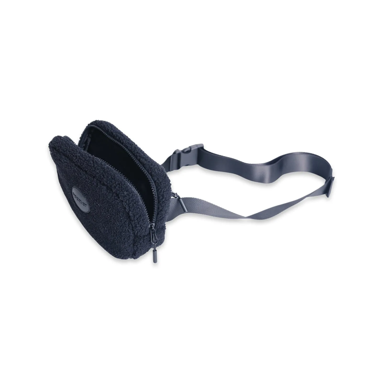 Vooray Quinn Belt Bag Black Sherpa
