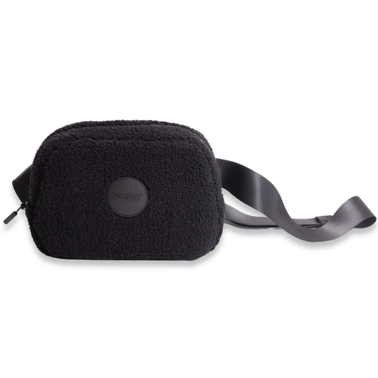 Vooray Quinn Belt Bag Black Sherpa