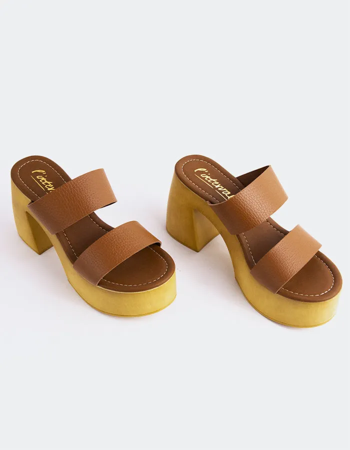 Vyronas Tan Leather