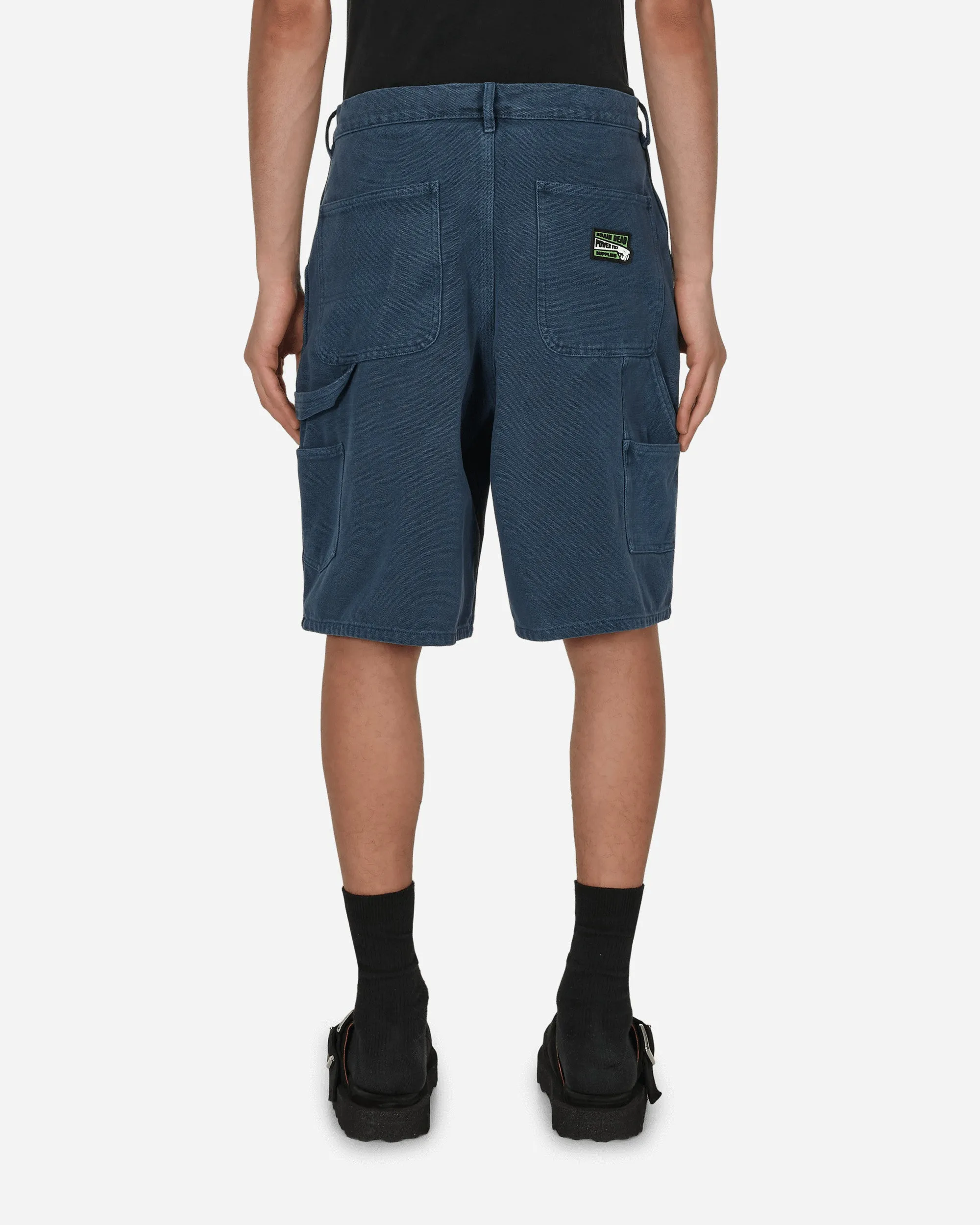 Washed Hard Ware / Soft Wear Carpenter Shorts Blue