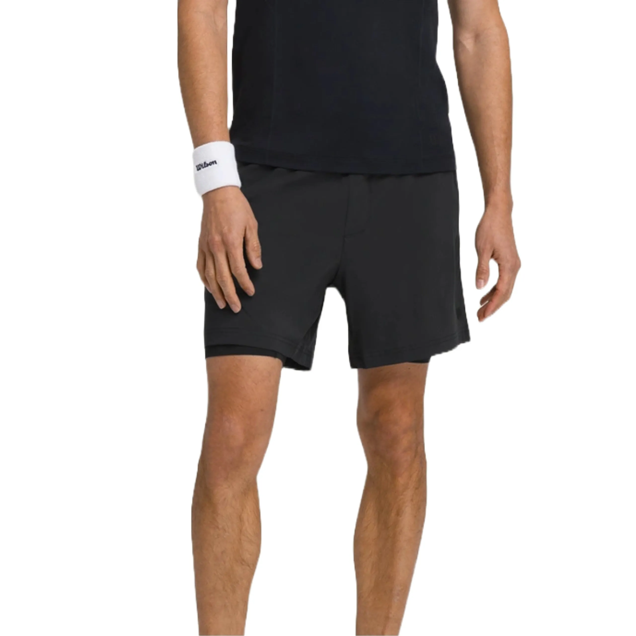 Wilson Men's Doubleday Short 7" - Black Clothing Wilson Men
