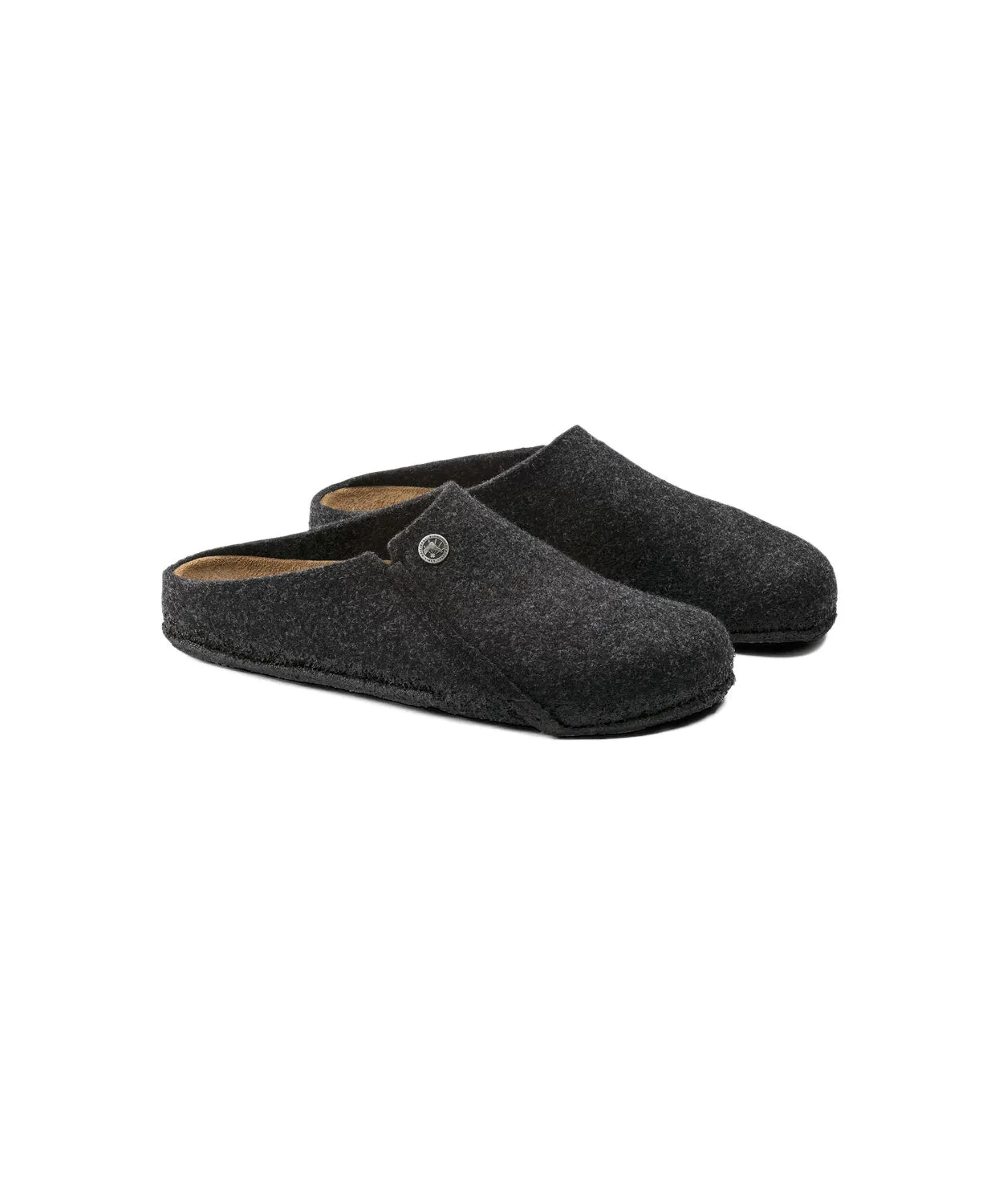 Womens Birkenstock Shoes Birkenstock Zermatt Wool Felt Anthracite Clogs