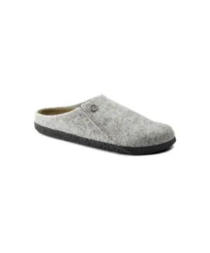 Womens Birkenstock Shoes Birkenstock Zermatt Wool Felt Light Grey Clogs