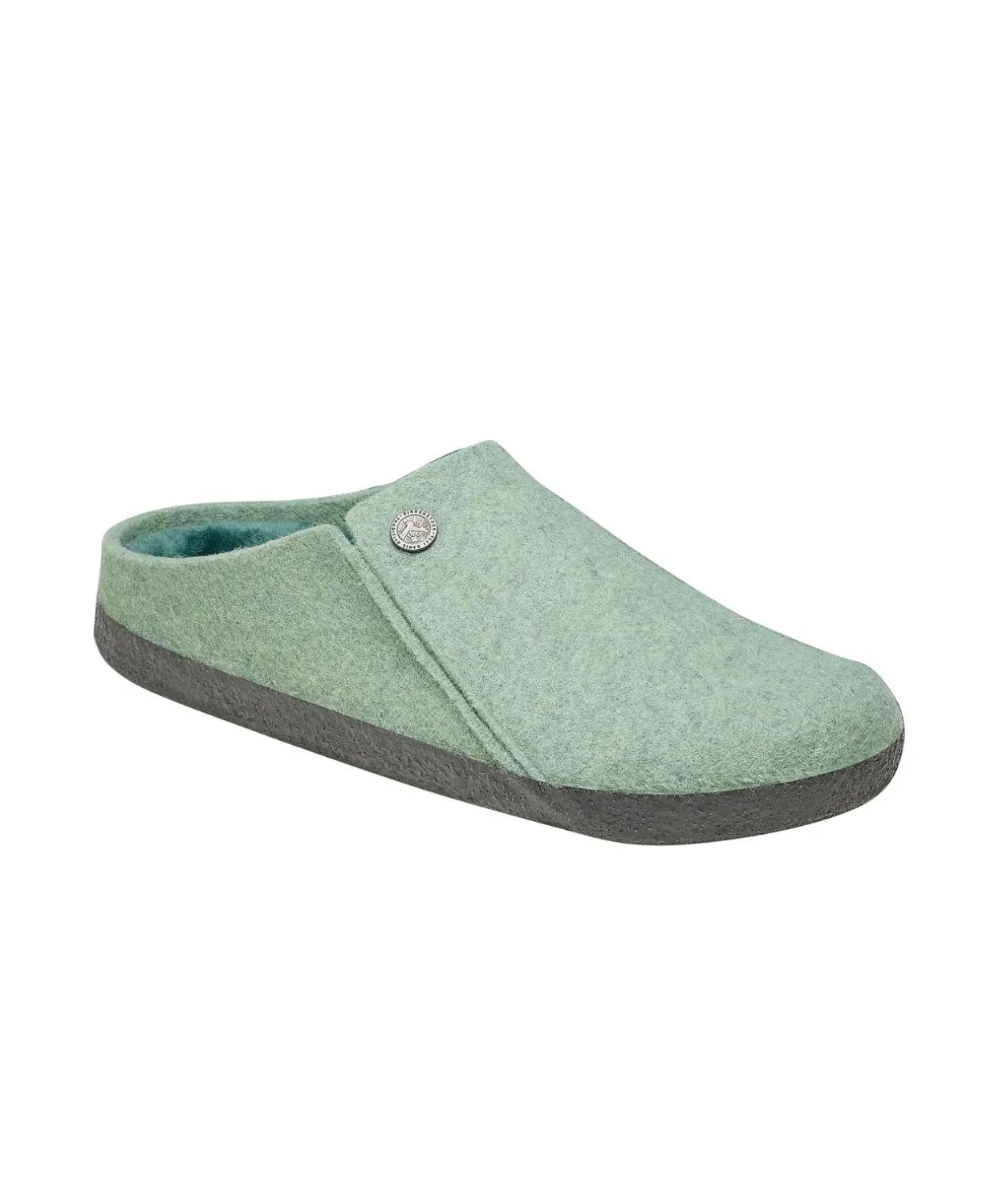 Womens Birkenstock Shoes Birkenstock Zermatt Wool Felt Shearling Matcha Clogs