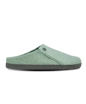 Womens Birkenstock Shoes Birkenstock Zermatt Wool Felt Shearling Matcha Clogs