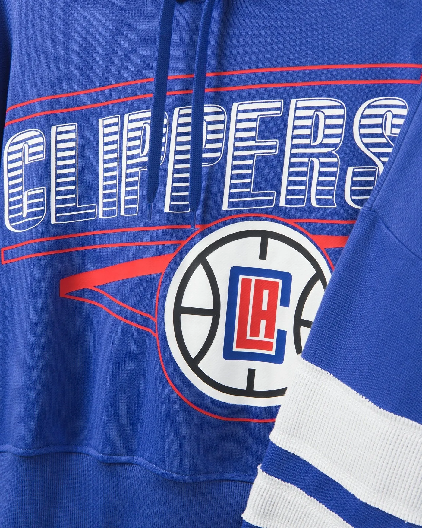 Women's Clippers Overtime Striped Fleece Hoodie