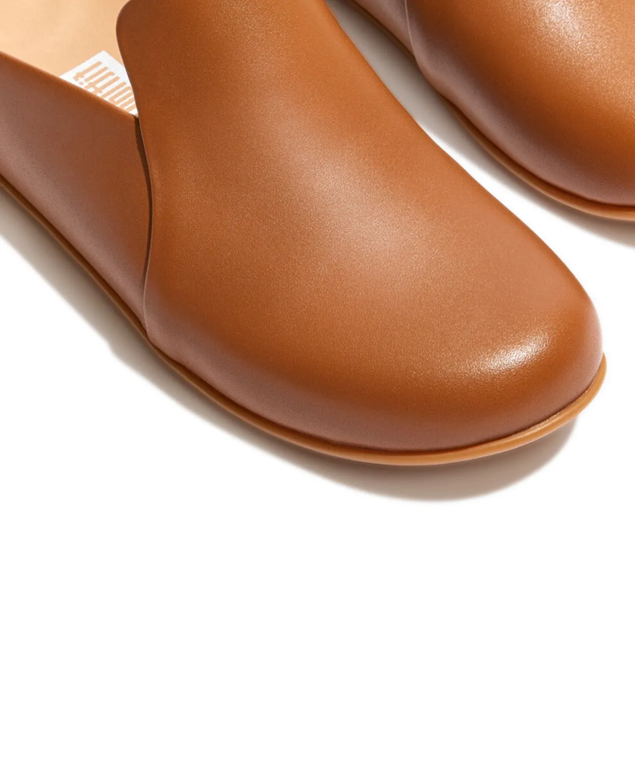 Womens Fitflop Shoes FitFlop Chrissie II Haus Leather Slippers Tan