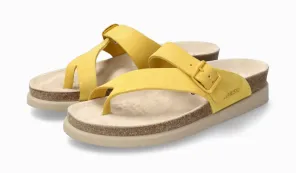 Women's Helen Brights Sandal In Yellow Velours