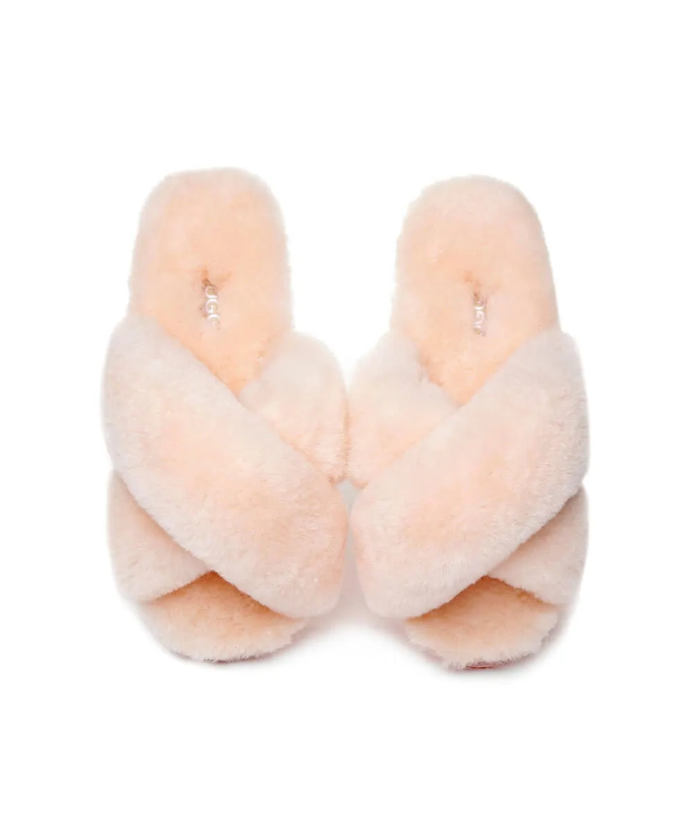 Women's UGG Premium Cross Over Slippers UGG Shoes