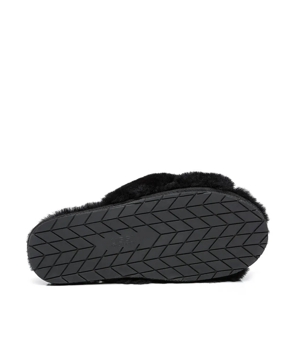 Women's UGG Premium Cross Over Slippers UGG Shoes