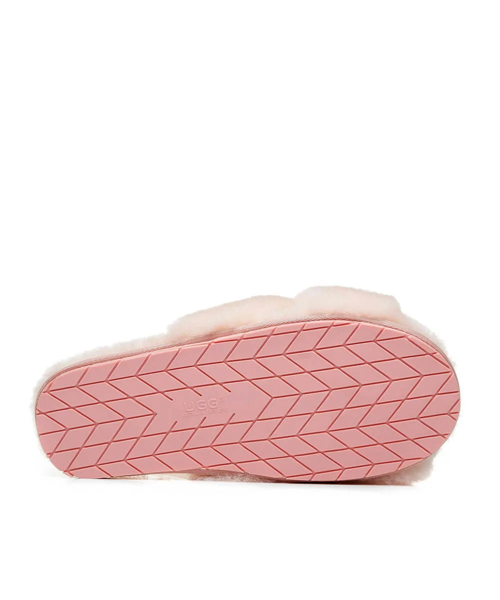 Women's UGG Premium Cross Over Slippers UGG Shoes