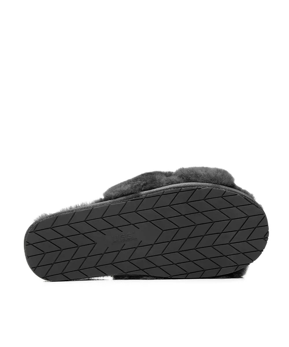 Women's UGG Premium Cross Over Slippers UGG Shoes