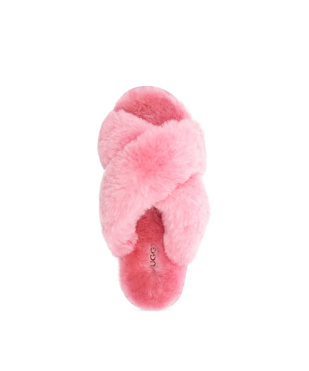Women's UGG Premium Cross Over Slippers UGG Shoes