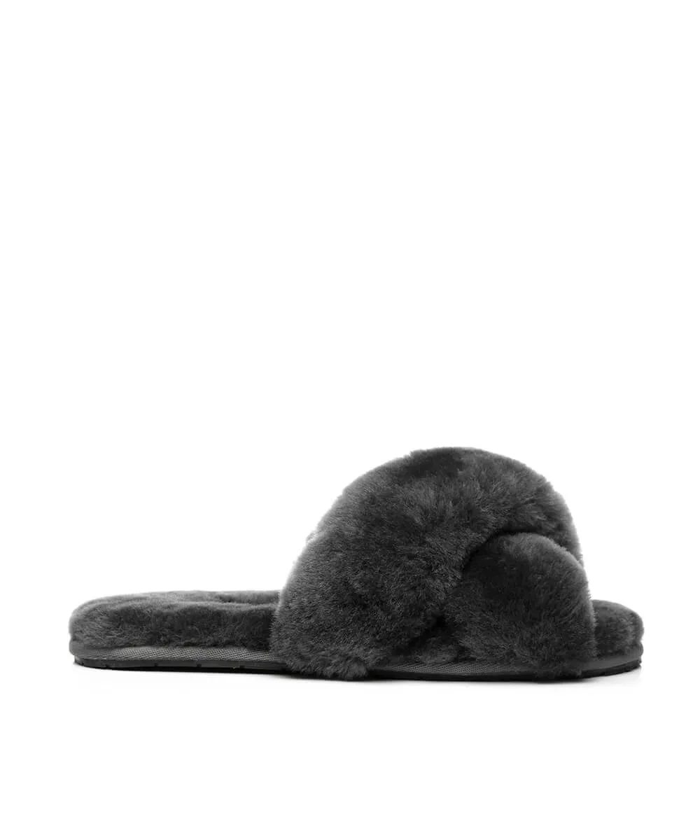 Women's UGG Premium Cross Over Slippers UGG Shoes