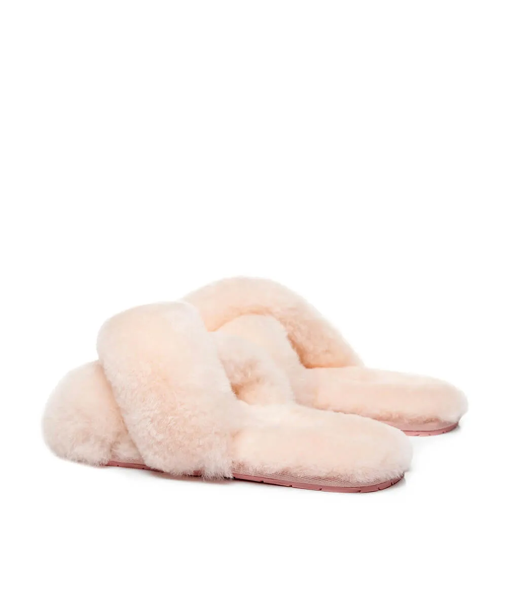 Women's UGG Premium Cross Over Slippers UGG Shoes