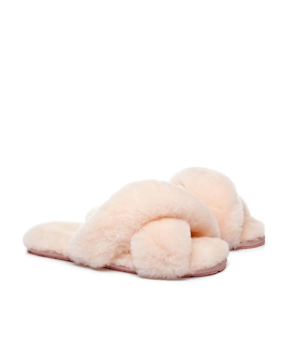 Women's UGG Premium Cross Over Slippers UGG Shoes