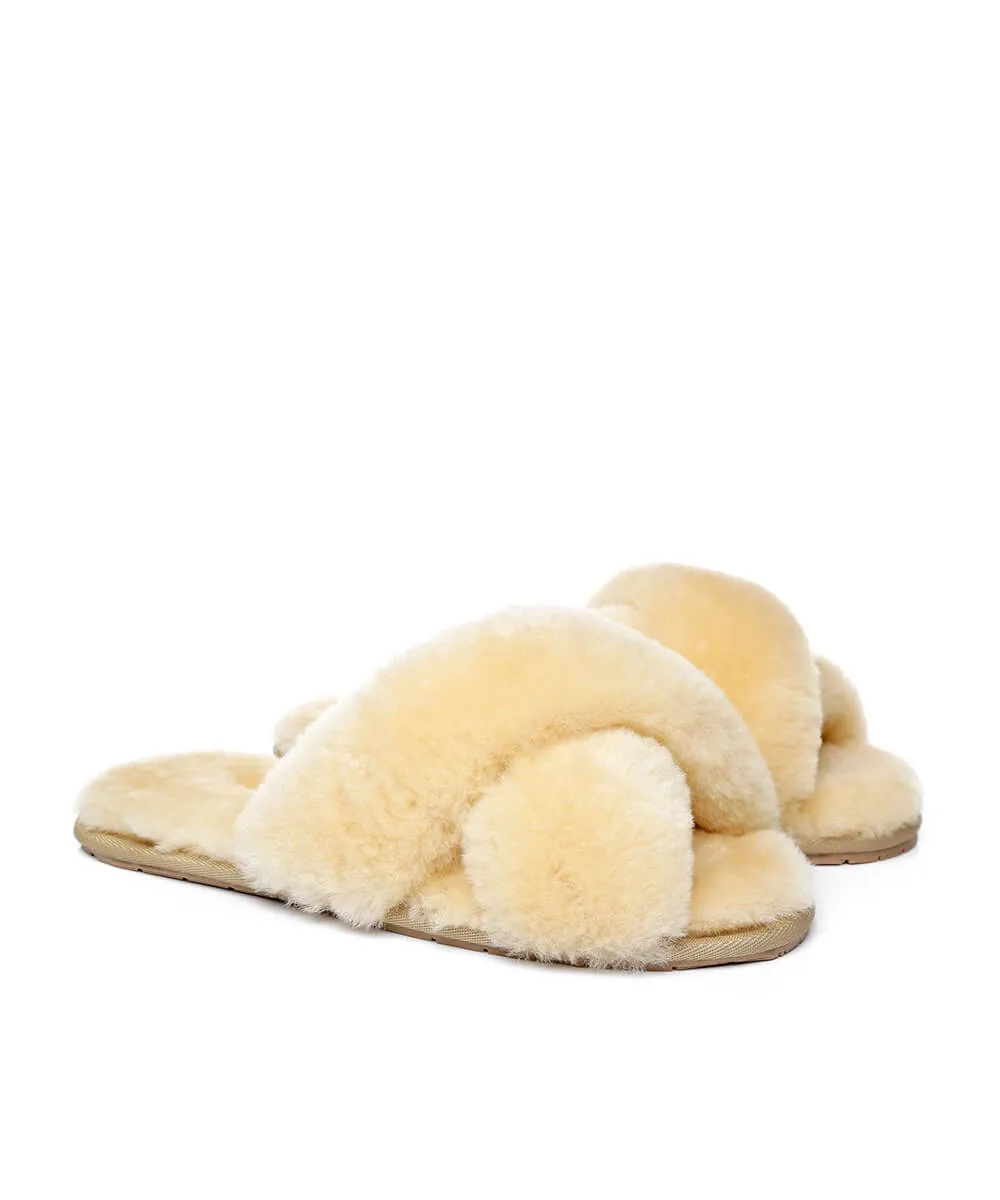 Women's UGG Premium Cross Over Slippers UGG Shoes