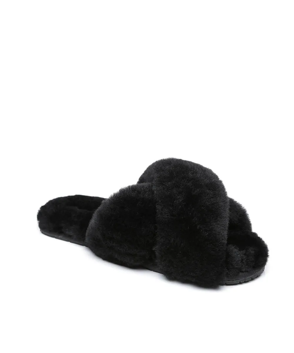 Women's UGG Premium Cross Over Slippers UGG Shoes