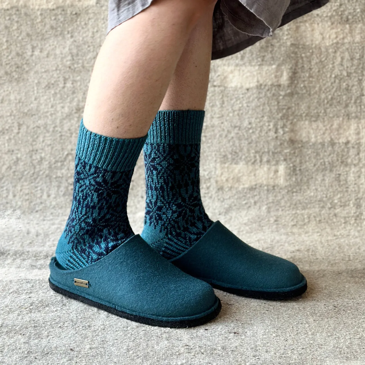 Wool Felt Slippers - Flair Soft - Espresso (Adults 36-46) *Pre-order